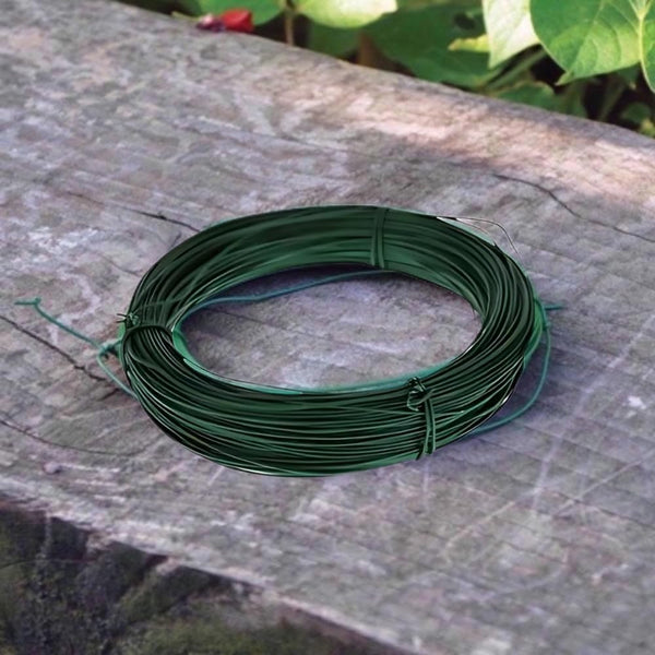 soft coated garden wire protecting stems