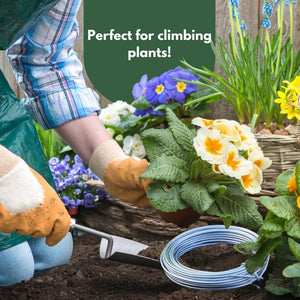 soft coated garden wire for delicate stems