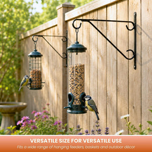 Garden hanging hooks for bird feeders