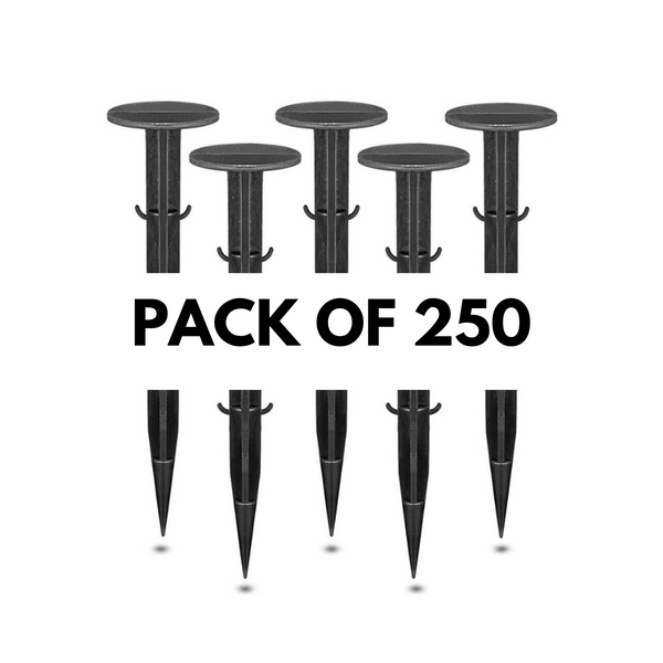 U-shaped weed control fabric fixing pegs