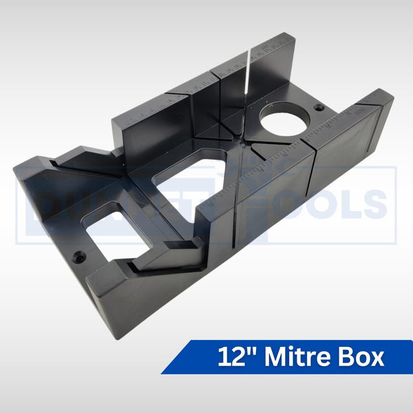 DIY mitre box with 45 degree guides.