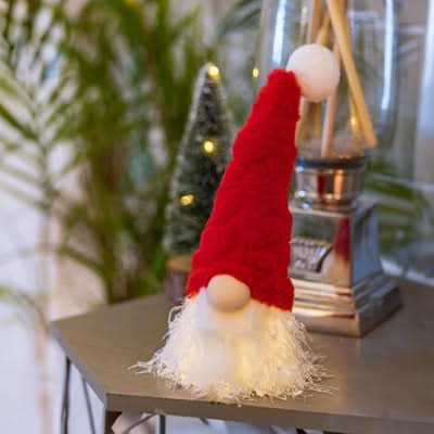 Plush Christmas gonk shown from front