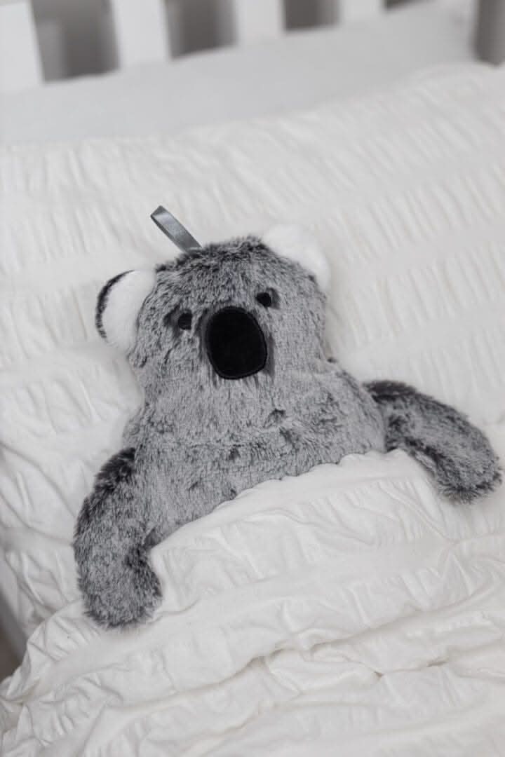 Koala plush hot water bottle with soft cover