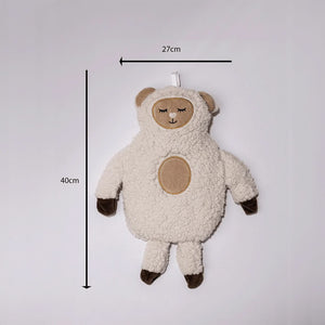 1 litre hot water bottle inside sheep cover