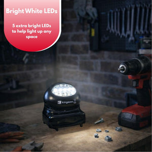 Magnetic work light for mechanics