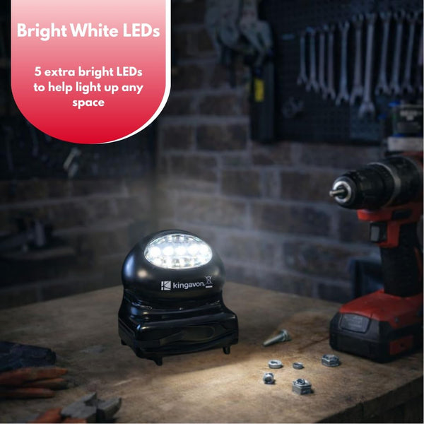 Magnetic work light for mechanics