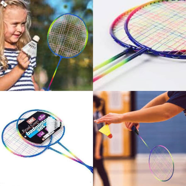portable badminton game set for beach trips