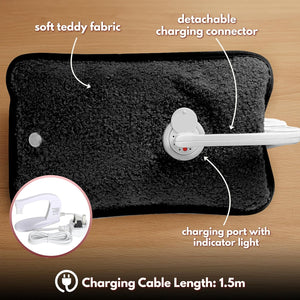 Electric heating bottle for cramps