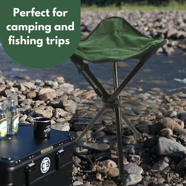Lightweight hiking tripod chair