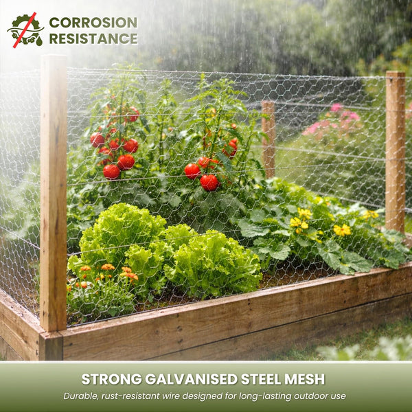 Hexagonal wire mesh fencing roll