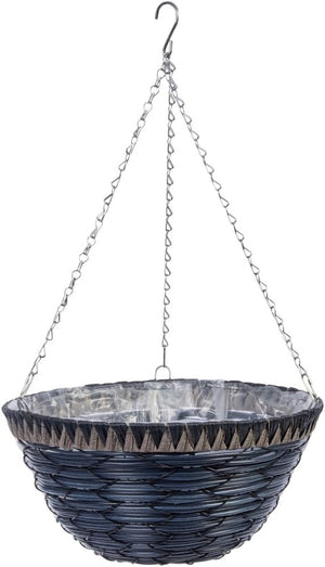 35cm hanging flower basket with chain