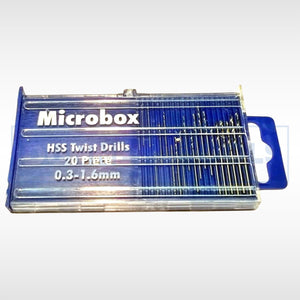 Assorted miniature drill bits for intricate DIY projects.