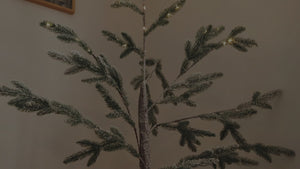 Pre-Lit Large Birch Twig Tree With Warm White LED Lights