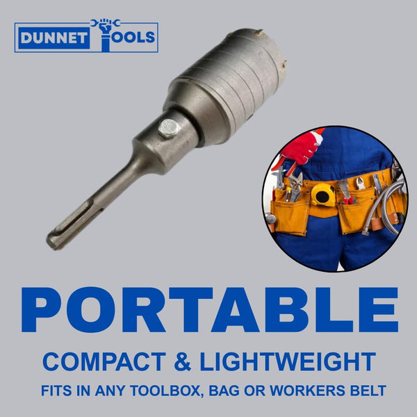 Heavy duty drill bit for block and stone