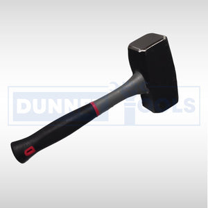 Wooden handled hammer designed for heavy-duty tasks.