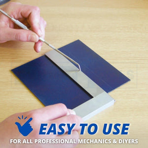 Heavy duty polished steel try square