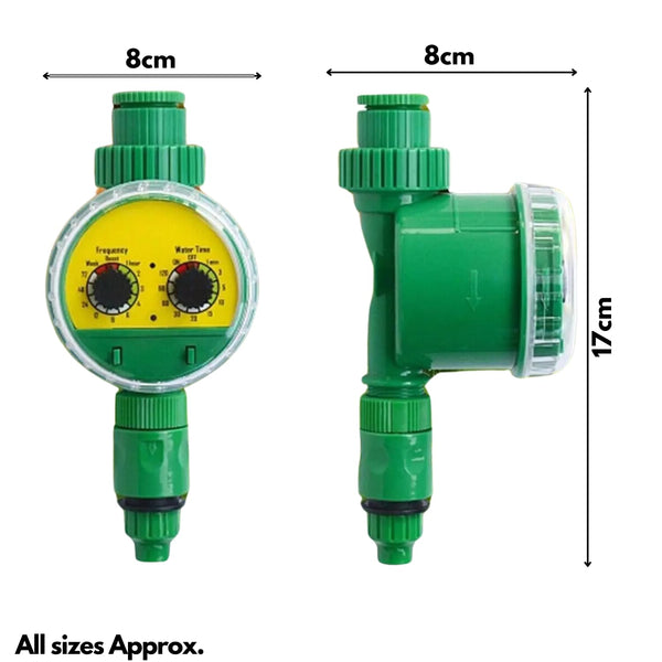 Programmable irrigation timer for lawn and garden watering