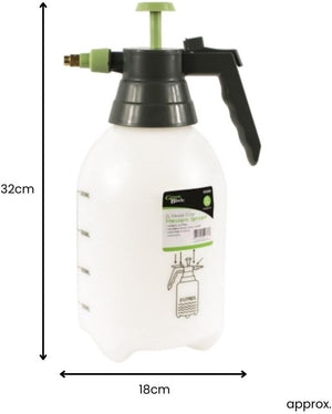 pump action garden spray bottle with brass nozzle
