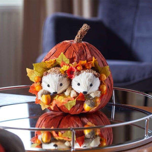 Pumpkin Pals hedgehog autumn decoration