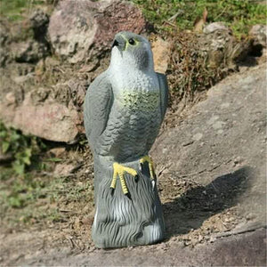 Realistic falcon decoy garden bird deterrent ornament