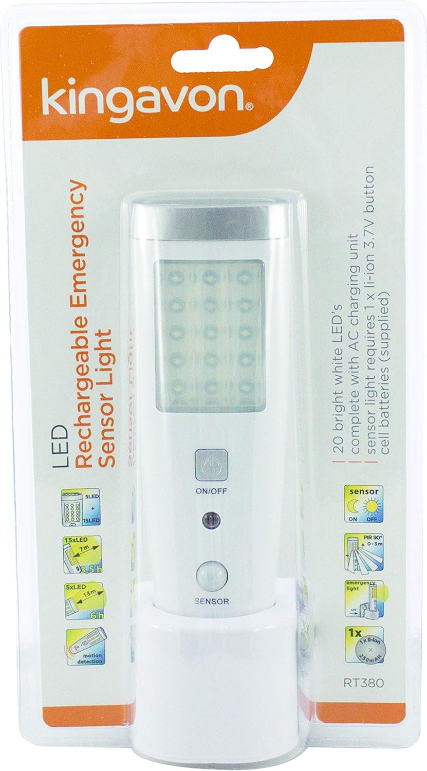 rechargeable emergency sensor light with torch