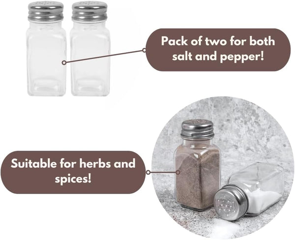 Durable glass shakers for everyday dining and cooking