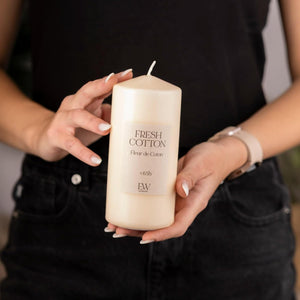 Scented pillar candle suitable for gifting occasions
