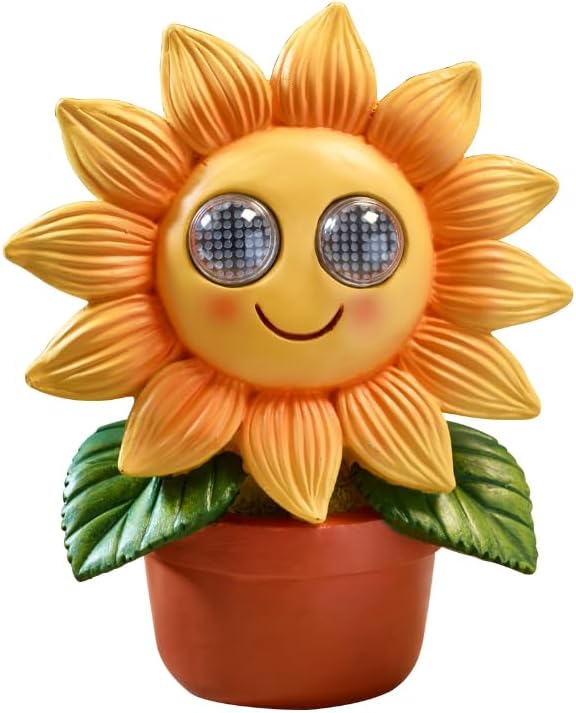 Solar garden décor light for flower beds