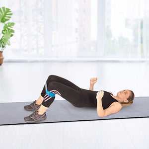 Lightweight loop exercise bands for leg workouts
