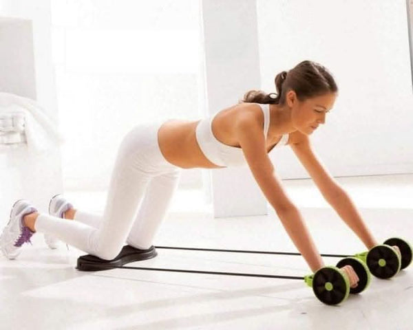Fitness resistance trainer designed for multiple exercises