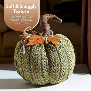 Decorative autumn pumpkin display