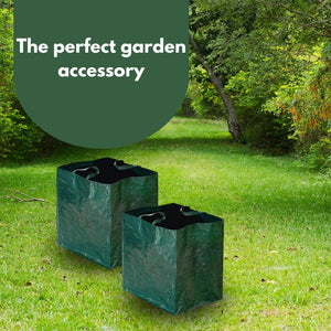 Durable reusable garden refuse bags for gardening.