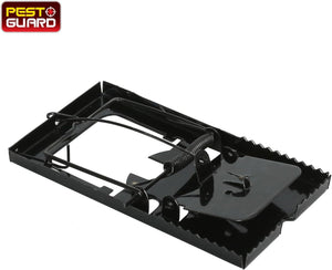 Reusable steel rodent control traps for home use.