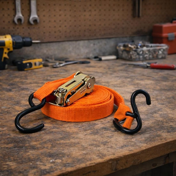 ratchet cargo securing straps for transportation