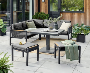 Bellmount mini corner garden furniture set