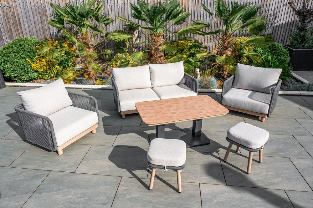 Buxton rope weave 2 seater sofa set