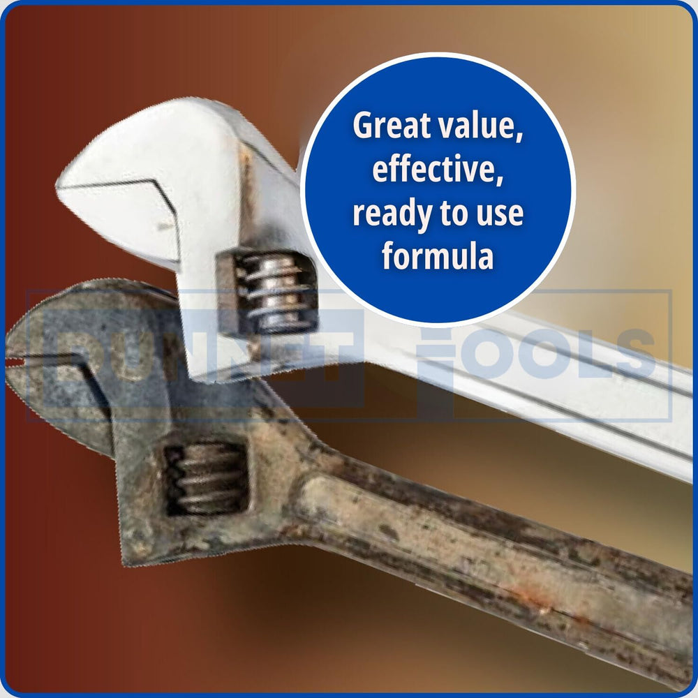 Metal rust remover for car parts