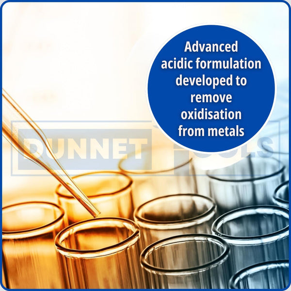 Rust remover for automotive parts