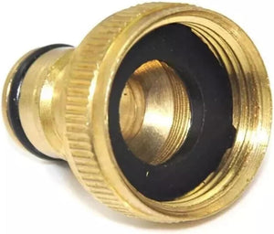 Heavy duty brass hose pipe connector