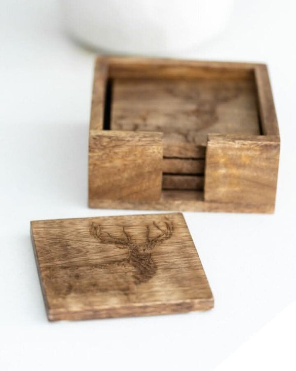 rustic-wooden-coaster-set-stag