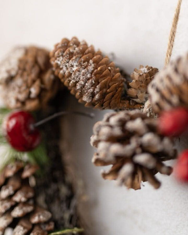 Heart shaped seasonal wreath for doors walls and windows