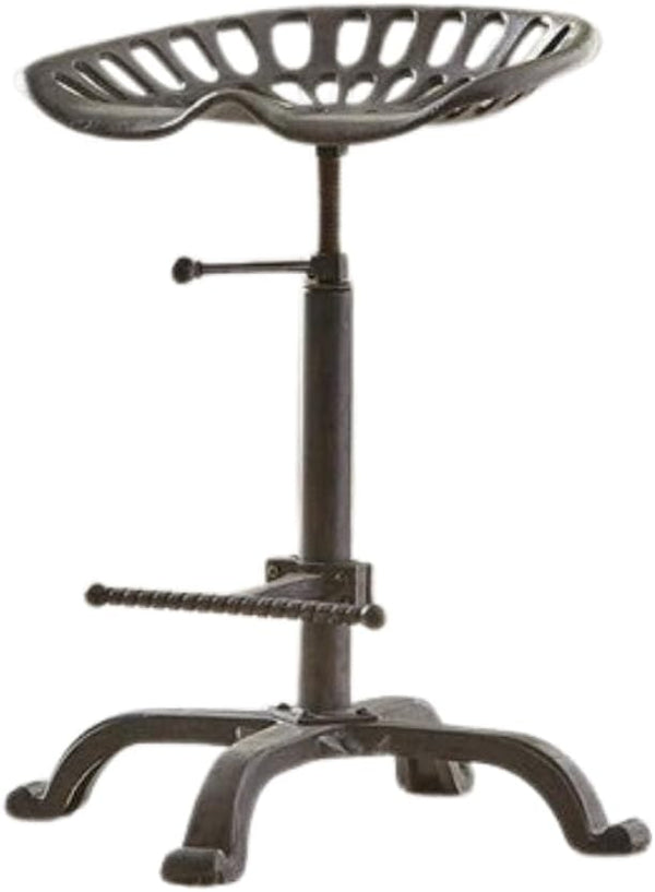 Brown metal breakfast bar stool