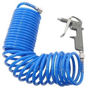 Air Hose and Blow Gun Flexible Air Compressor Tool Air Line Air Duster Recoil