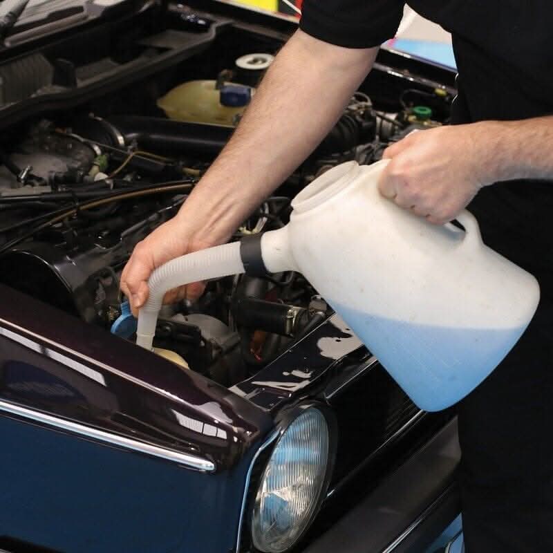 5L Measuring Jug With Lid & Spout Car Engine Oil Antifreeze Filler Measure Home