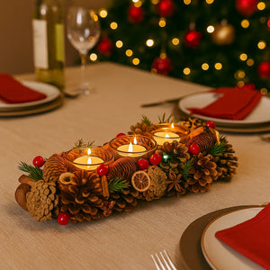Christmas Candle Holder Decoration