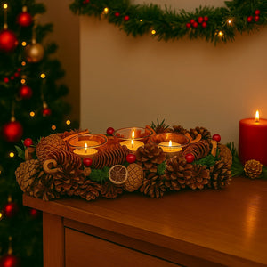 Christmas Candle Holder Decoration
