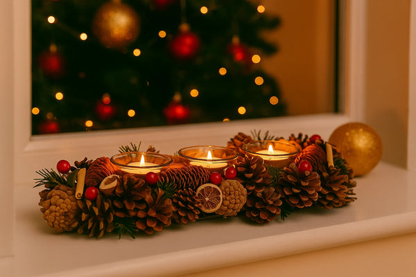 Christmas Candle Holder Decoration