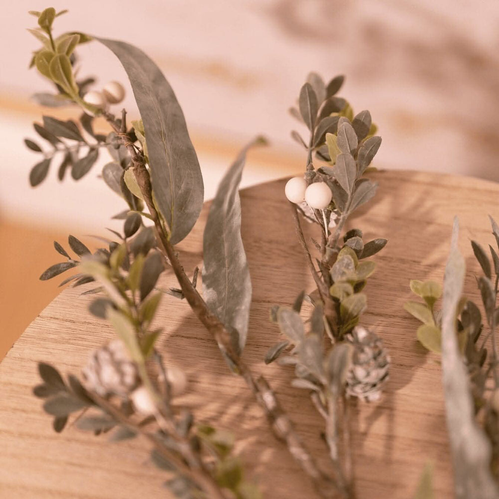 Luxury Christmas Swag - Hanging Mistletoe, Pinecone and Sage Wreath