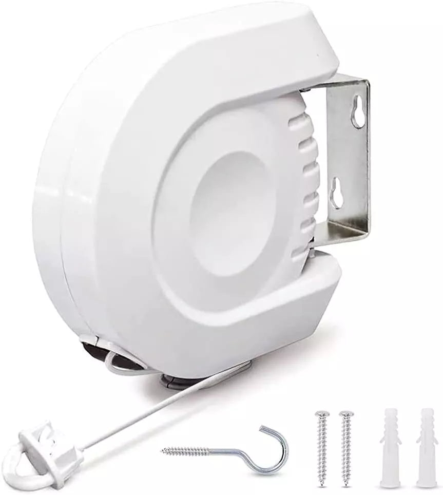 12M Retractable Automatic Clothes Washing Line Reel