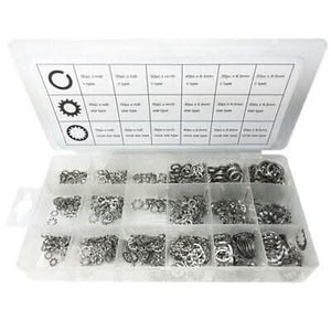 720pc Spring Washer Silver Carbon Steel Split Lock Washers imperial sizes